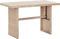 vidaXL - Tuintafel - 110x60x67 - cm - poly - rattan - beige