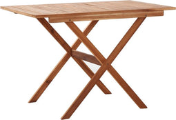 vidaXL - Tuintafel - 110x67x74 - cm - massief - acaciahout