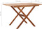 vidaXL - Tuintafel - 110x67x74 - cm - massief - acaciahout