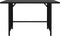 vidaXL - Tuintafel - 110x70x65 - cm - poly - rattan - zwart