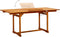 vidaXL - Tuintafel - (120-170)x80x75 - cm - massief - acaciahout
