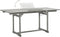 vidaXL - Tuintafel - (120-170)x80x75 - cm - massief - acaciahout