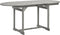 vidaXL - Tuintafel - (120-170)x80x75 - cm - massief - acaciahout