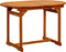vidaXL - Tuintafel - (120-170)x80x75 - cm - massief - acaciahout