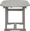 vidaXL - Tuintafel - (120-170)x80x75 - cm - massief - acaciahout