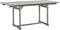 vidaXL - Tuintafel - (120-170)x80x75 - cm - massief - acaciahout