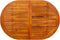vidaXL - Tuintafel - (120-170)x80x75 - cm - massief - acaciahout