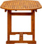 vidaXL - Tuintafel - (120-170)x80x75 - cm - massief - acaciahout