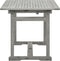 vidaXL - Tuintafel - (120-170)x80x75 - cm - massief - acaciahout