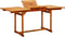 vidaXL - Tuintafel - (120-170)x80x75 - cm - massief - acaciahout