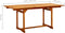 vidaXL - Tuintafel - (120-170)x80x75 - cm - massief - acaciahout