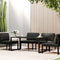 vidaXL - Tuintafel - 120x60x66 - cm - aluminium - antracietkleurig