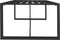 vidaXL - Tuintafel - 120x60x66 - cm - aluminium - antracietkleurig