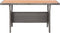 vidaXL - Tuintafel - 120x70x66 - cm - massief - acaciahout - grijs