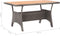 vidaXL - Tuintafel - 120x70x66 - cm - massief - acaciahout - grijs
