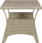 vidaXL - Tuintafel - 120x70x66 - cm - poly - rattan - grijs