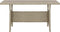 vidaXL - Tuintafel - 120x70x66 - cm - poly - rattan - grijs