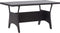 vidaXL - Tuintafel - 120x70x66 - cm - poly - rattan - zwart
