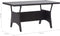 vidaXL - Tuintafel - 120x70x66 - cm - poly - rattan - zwart