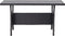 vidaXL - Tuintafel - 120x70x66 - cm - poly - rattan - zwart