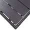 vidaXL - Tuintafel - 120x70x66 - cm - poly - rattan - zwart