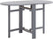 vidaXL - Tuintafel - 120x70x74 - cm - massief - acaciahout - grijs