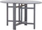 vidaXL - Tuintafel - 120x70x74 - cm - massief - acaciahout - grijs