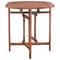 vidaXL - Tuintafel - 120x70x74 - cm - massief - acaciahout