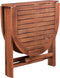 vidaXL - Tuintafel - 120x70x74 - cm - massief - acaciahout