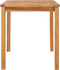 vidaXL - Tuintafel - 120x70x77 - cm - massief - teakhout