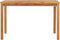 vidaXL - Tuintafel - 120x70x77 - cm - massief - teakhout