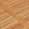 vidaXL - Tuintafel - 120x70x77 - cm - massief - teakhout