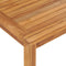 vidaXL - Tuintafel - 120x70x77 - cm - massief - teakhout