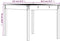 vidaXL Tuintafel 121x82,5x76 cm massief grenenhout