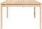 vidaXL Tuintafel 121x82,5x76 cm massief grenenhout