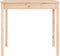 vidaXL Tuintafel 121x82,5x76 cm massief grenenhout