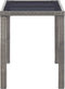 vidaXL - Tuintafel - 123x60x74 - cm - poly - rattan - antraciet