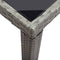 vidaXL - Tuintafel - 123x60x74 - cm - poly - rattan - antraciet