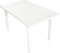 vidaXL - Tuintafel - 126x76x72 - cm - kunststof - wit