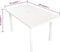 vidaXL - Tuintafel - 126x76x72 - cm - kunststof - wit