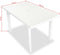 vidaXL - Tuintafel - 126x76x72 - cm - kunststof - wit