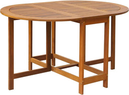 vidaXL - Tuintafel - 130x90x72 - cm - massief - acaciahout