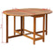 vidaXL - Tuintafel - 130x90x72 - cm - massief - acaciahout