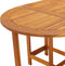 vidaXL - Tuintafel - 130x90x72 - cm - massief - acaciahout