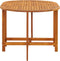 vidaXL - Tuintafel - 130x90x72 - cm - massief - acaciahout