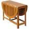 vidaXL - Tuintafel - 130x90x72 - cm - massief - acaciahout
