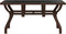 vidaXL - Tuintafel - 140x70x70 - cm - staal - en - glas - bruin - en - zwart