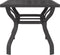 vidaXL - Tuintafel - 140x70x70 - cm - staal - en - glas - grijs - en - zwart