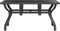 vidaXL - Tuintafel - 140x70x70 - cm - staal - en - glas - grijs - en - zwart
