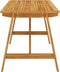 vidaXL - Tuintafel - 140x70x73,5 - cm - massief - acaciahout